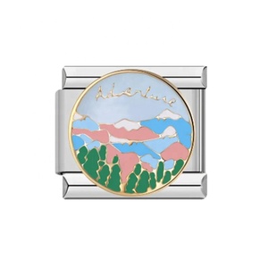 Italian Charm <b>Bracelet</b> YIWU Stainless Steel Rainbow <b>Bracelet</b> Pink Slipper Hawaii Holiday <b>Bracelets</b> - Product Image 1