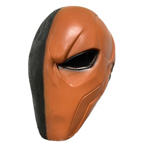 Accessoires d'<span class=keywords><strong>horreur</strong></span> Casque Deathstroke <span class=keywords><strong>Arkham</strong></span> City Superhero pour Halloween Cosplay Props Effrayant One-eyed Full Face Masque en Latex - Product Image 2