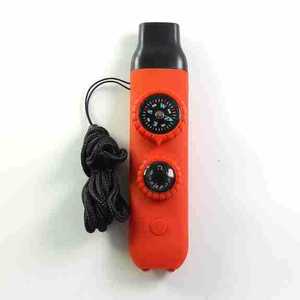Kit de survie multifonctionnel 7-en-1 avec sifflet, matériau ABS, cadran analogique, <span class=keywords><strong>boussole</strong></span> compacte d'urgence et loupe - Product Image 5