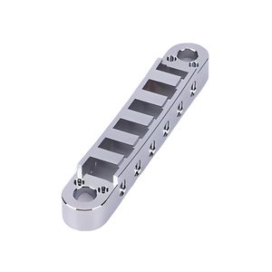 บริการงานกลึง CNC ชิ้นส่วนสะพานกีตาร์อะลูมิเนียมอัลลอยแบบกำหนดเอง - Product Image 4