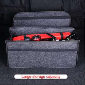 Bagagliaio di un'auto organizzatore cargo Feltro sacchetto Di Stoccaggio auto Pieghevole accessori per auto di alta qualità tronco borsa degli attrezzi borsa di feltro - Product Image 3
