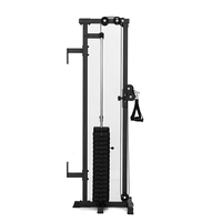 Station de musculation murale, système de poulies réglable pour salle de sport à domicile, appareil d'entraînement fonctionnel à colonne unique pour la force et la remise en forme