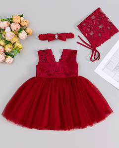 Vestidos <span class=keywords><strong>de</strong></span> bebé Cute Bow Baby Fancy Dress Princess Party Baby Frock <span class=keywords><strong>1</strong></span> <span class=keywords><strong>año</strong></span> <span class=keywords><strong>Cumpleaños</strong></span> - Product Image 2