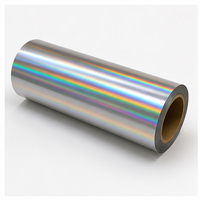 Rouleau de film holographique pour imprimante laser, plastifieuse à froid, étiquettes de cartes, emballage, dorure numérique, PET