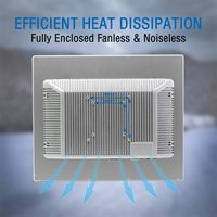 Écran tactile frontal IP65 de 17 pouces, profitez d'une performance multi-touch fluide et précise avec la technologie Projected Capacitive (PCAP). 1280x1024