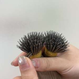 Vente flash - Extensions de <span class=keywords><strong>cheveux</strong></span> humains blonds raides Remy avec pointes en nano-kératine, 100g, extrémités complètes - Product Image 4