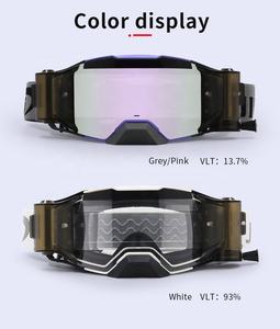 JIEPOLLY personnalisé Mx Tear <span class=keywords><strong>Off</strong></span> Roll <span class=keywords><strong>Off</strong></span> Moto Motocross <span class=keywords><strong>Uv400</strong></span> Hors Route Lunettes Coupe-Vent Moto Moto Lunettes Gafas Hommes - Product Image 6