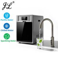 Distributeur d'eau pétillante et rafraîchissante avec refroidisseur de glace, machine à eau électrique filtrante, robinet mécanique pour eau froide gazeuse, usage hôtelier