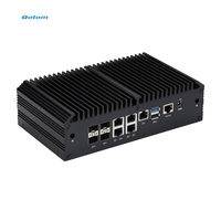 Mini PC Q20322G9 con Procesador Atom C3558 Denverton, Doble DDR4, Máximo 64G, X86, 4 SFP+, Firewall, 5 NIC LAN, Sin Ventilador, Enrutador Suave, Pfsense