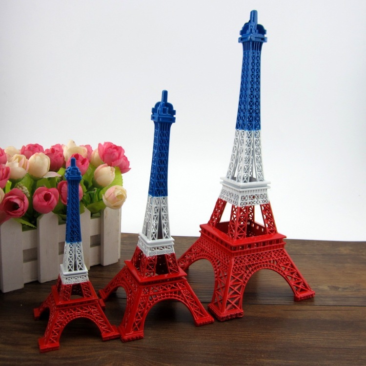 Patchwork rouge, blanc et bleu