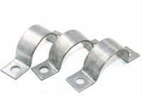 Collier de serrage en U à double trou en acier inoxydable 304 pour conduite électrique, raccords de tuyauterie métallique, boulons, garantie 3 ans, OEM/ODM