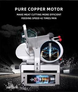 Nueva Máquina Cortadora de Carne Semiautomática de Acero Inoxidable al por Mayor con Grosor de Corte Ajustable para Carne Congelada - Product Image 3
