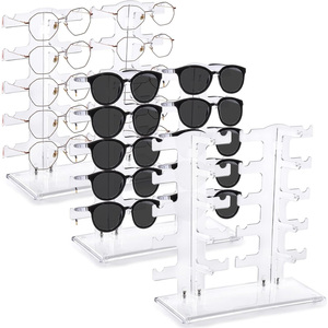 Expositor <span class=keywords><strong>de</strong></span> <span class=keywords><strong>Gafas</strong></span> Plegable y Ecológico, Soporte para <span class=keywords><strong>Gafas</strong></span> <span class=keywords><strong>de</strong></span> Sol con 5 Estantes <span class=keywords><strong>de</strong></span> Acrílico Transparente - Product Image 2