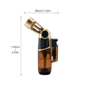Nouvel arrivage Briquet personnalisé environnemental Technique d'injection haute pression Briquet torche puissant pour camping BBQ - Product Image 4