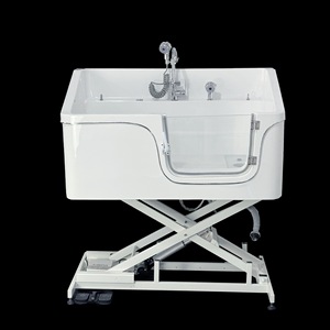 Bañera Eléctrica para Mascotas con Puerta de Acrílico para el Cuidado de Perros y Gatos - Product Image 4