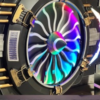 Lampe murale créative Cyberpunk en forme de turbine, lampe d'ambiance LED 3D en métal pour la décoration de fond de bar, boîte de nuit, restaurant