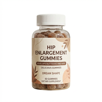 Gummies Premium pour le remodelage corporel féminin, Compléments de soutien pour la santé des fesses et des courbes, Faible quantité minimale de commande de notre propre marque