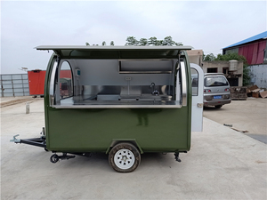 Mobile Food Cart Van Ice Cream Cart Bubble Tea Food Truck for Commercial Use - Product Image 2