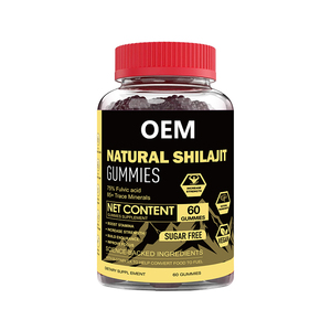 Gummies de Shilajit pur personnalisées OEM/ODM avec Ashwagandha et vitamines pour la santé - Product Image 1