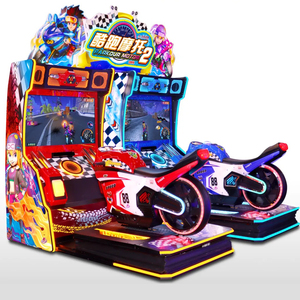 Parkour động cơ 40inch đầy đủ chuyển động mô phỏng 2 người chơi đua xe và Arcade trò chơi máy xe máy - Product Image 1