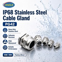 Presse-étoupe métallique étanche IP68, connecteur métallique OEM ODM, presse-étoupe de type PG en acier inoxydable