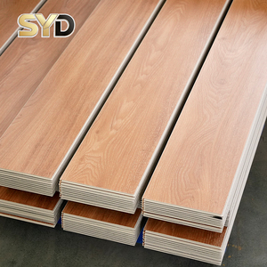 Pavimento in Vinile di Lusso SPC <span class=keywords><strong>PVC</strong></span> Impermeabile Ignifugo Effetto Legno Installazione a Incastro Antiscivolo per Interni Supermercati Garage - Product Image 3
