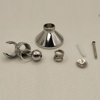 1Set New Rotatif Argent Douche Combiné Tête Support CHROME Salle De Bains Mur Monté Réglable Support Avec Haute Qualité
