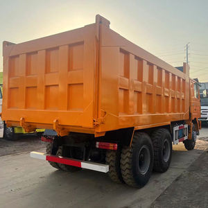 Camion <span class=keywords><strong>benne</strong></span> d'<span class=keywords><strong>occasion</strong></span> Sinotruk Howo 371HP 8x4 pour l'exploitation minière, 12 roues, 40 tonnes de charge, norme Euro 3, couleur personnalisée - Product Image 2