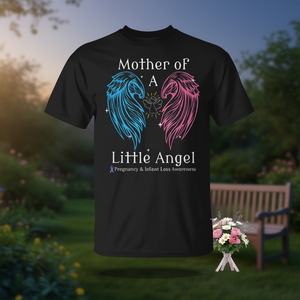 T-shirt Mère d'un petit ange pour la sensibilisation à la perte de grossesse - Product Image 3