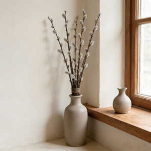 4 Stiele Künstliche Weidenzweige Dekorative Zweige für Frühlings-Blumenarrangements und Dekoration - Product Image 1