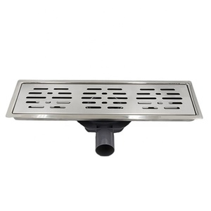 GUIDA 741011 バスルーム屋外用リニアシャワーロングチャネルSus304 Ss 304ステンレス鋼フロアグレーチング排水トラップ排水口 - Product Image 2