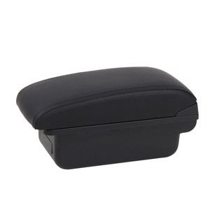 Vtear Bracciolo in ABS con porta USB e portabicchieri per <span class=keywords><strong>Skoda</strong></span> <span class=keywords><strong>Rapid</strong></span> 2013-2018, accessorio portaoggetti anteriore per interni auto - Product Image 2