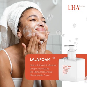 Nettoyant moussant micro-bulles végétalien coré<span class=keywords><strong>en</strong></span> Lha Lala à l'acide hyaluronique pour le visage, éclaircissant, hydratant, blanchissant, <span class=keywords><strong>nettoyage</strong></span> <span class=keywords><strong>en</strong></span> <span class=keywords><strong>profondeur</strong></span> - Product Image 4