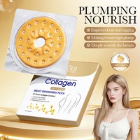 Masque en gel SADOER au collagène pour le raffermissement des seins, 4 pièces, traitement nourrissant et hydratant pour la zone mammaire, formule douce, 17g