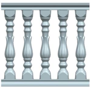 Molde de balaustre de plástico de precio con descuento de estilo europeo para molde de balaustre de plástico de alta calidad para hormigón - Product Image 2