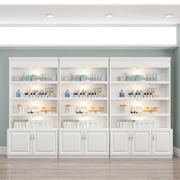 Vitrine de salon de beauté de luxe personnalisée populaire, présentoir de parfum, présentoir de cosmétiques
