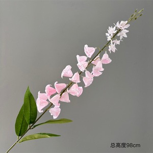 Fleurs artificielles à longue branche, fleurs suspendues pour arrangement floral de mariage, fleurs artificielles de muguet pour la décoration de la maison - Product Image 4