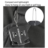 Compteur de coups de golf miniature personnalisé OEM, compteur de score de golf, accessoires de tableau de score, outil de réinitialisation du cadran, compteur de coups de golf