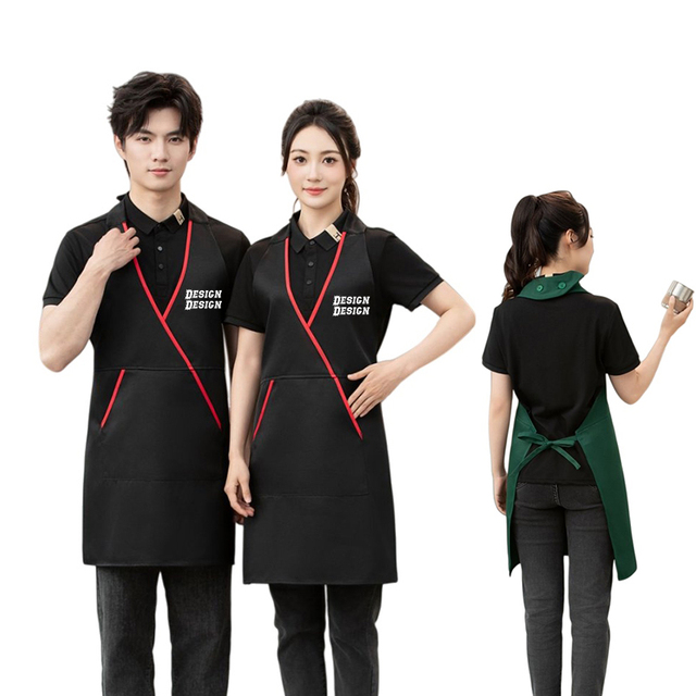 Kitchen Apron for Cleaning Multi Function Home Chef Baking Clothes with Pockets Adult Kitchen Cleaning Apron Custom Logo