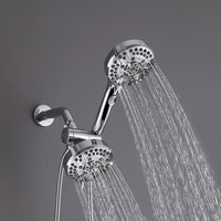 Systèmes de douche en laiton personnalisables économie d'eau pommeau de douche à effet pluie haute pression ensemble de douche de salle de bain en cuivre