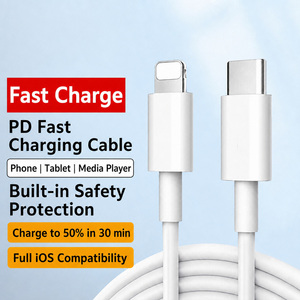 สาย USB C to 8 Pin 30W PD ชาร์จเร็ว สาย TPE Type C สำหรับ iPhone 8 11 12 13 14 Pro Max สายดาต้าซิงค์ ชาร์จเจอร์ 1ม. 2ม. 3ม. ขายส่ง - Product Image 3