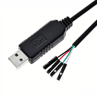 Cable USB RS232 PL2303 de 3m con Conector de Cobre Puro Sin Blindaje para Teléfono Móvil, Computadora, Lector de Tarjetas POS, BMS, Telecomunicaciones