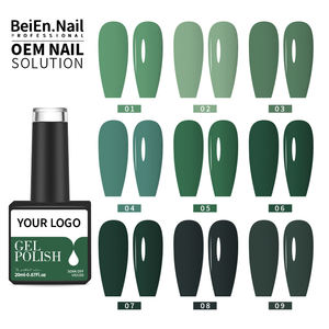 Esmalte <span class=keywords><strong>de</strong></span> Uñas en Gel UV BeiEn <span class=keywords><strong>de</strong></span> 18ml 20ml, Logotipo Personalizado, Alta Pigmentación, Laca Verde, Barniz, OEM, Venta al por Mayor por <span class=keywords><strong>Kilo</strong></span>, Lámpara LED, Botella Francesa - Product Image 2