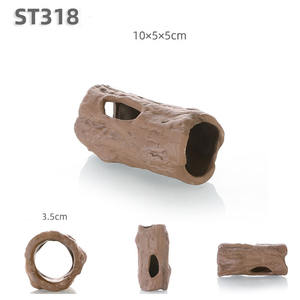 Vistank <span class=keywords><strong>Terracotta</strong></span> Pot Boomgat Vissen En Garnalen Fokhuis Schedel Aquarium Decoratie Schuilplaats Grot - Product Image 5