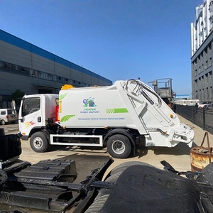Camion à ordures compacteur FAW 4X2 de 7 m³ à chargement arrière pour la collecte des déchets, à vendre en Chine - Product Image 3