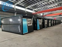 Serre Modulaire Préfabriquée Pliable à Montage Rapide 20ft 40ft pour Camping, Bureau à Domicile, Maison Pliable