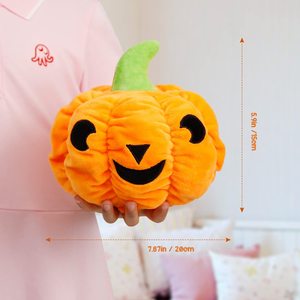 Chung đảo ngược bí ngô sang trọng, dễ thương Halloween tâm trạng chuyển đổi Thú nhồi bông ném Gối búp bê - Product Image 2
