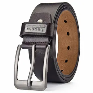 2024 manufacturer customized fashion PU leather men belt pin buckle designer for jeans leather belt men