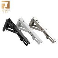 Offre Spéciale : Supports pliants triangulaires en acier inoxydable, revêtement poudré, pour fixation personnalisée de meubles – Vente en gros