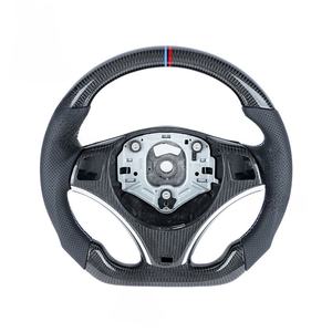 Volant de direction personnalisé noir amélioré OEM AURON pour les séries E90/E92/E93/E91/E88/E87/E84/X1/X5/X6/M3/X5M/X6M/1/3 - Product Image 1